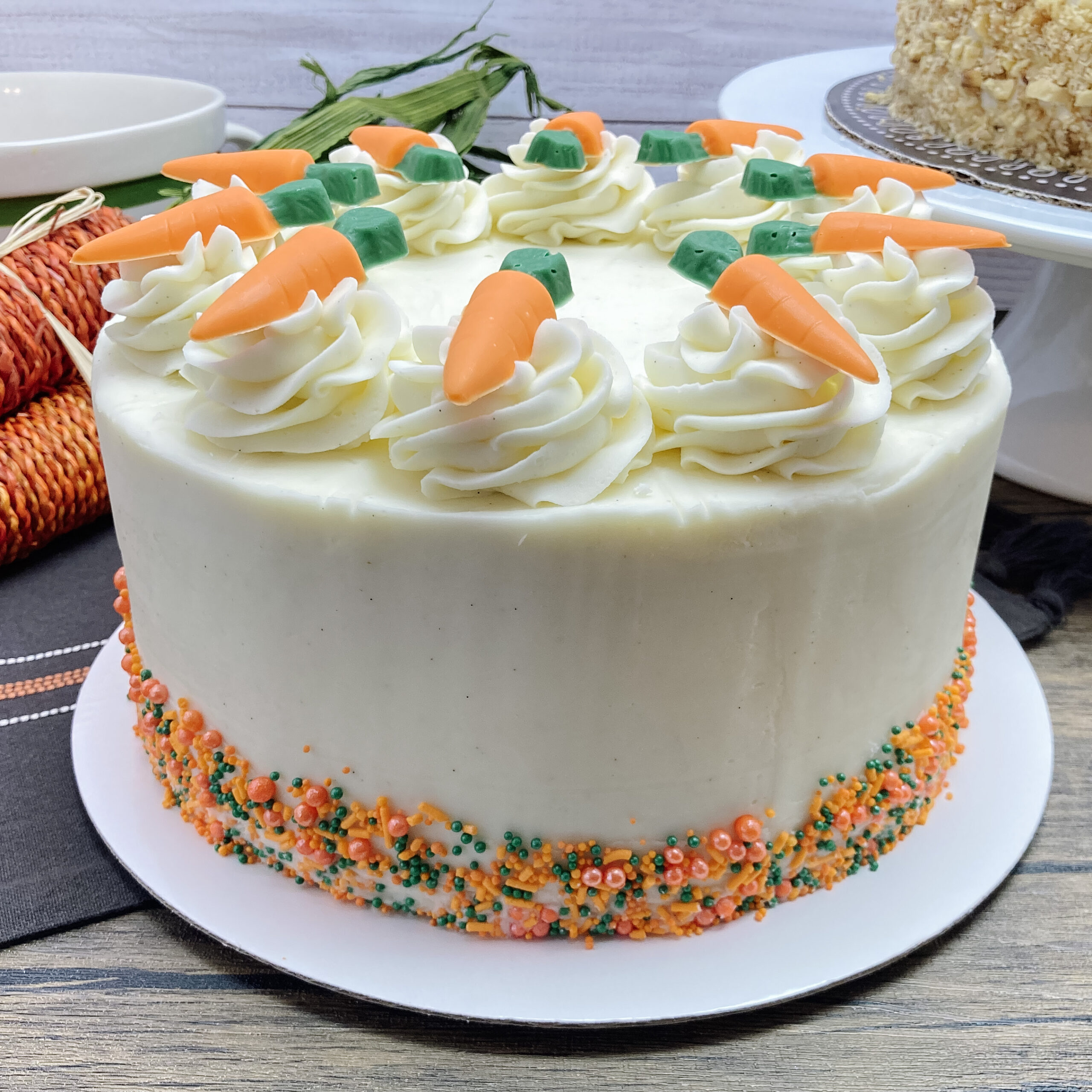 Carrot Cake with Sprinkles